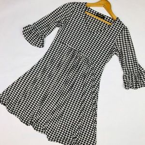 Reborn Collection Houndstooth Dress